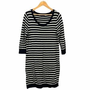 GAP | Womens Navy White Soft Striped Sweater Dress​​